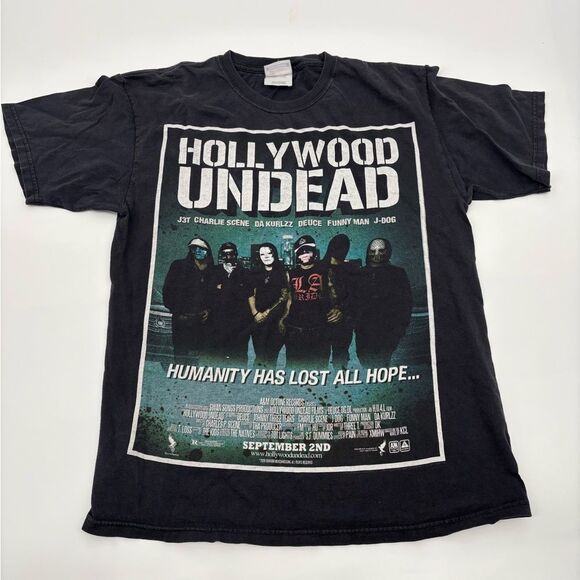 Hollywood Undead Shirt Mens Punk Rock Concert Tour Band Tee LA Rap | medium - Picture 1 of 5